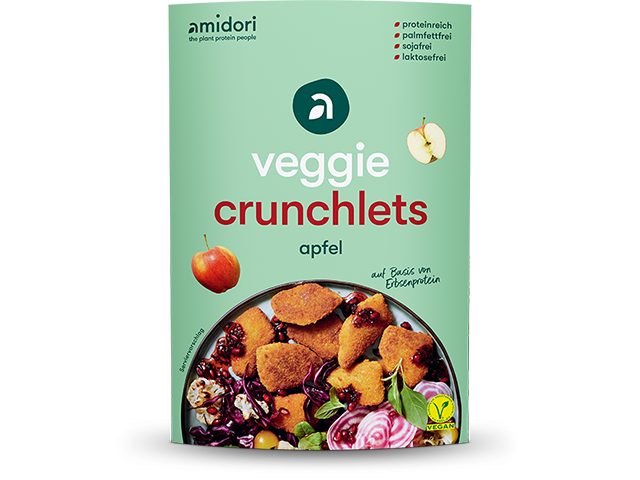 amidori veggie crunchlets packaging